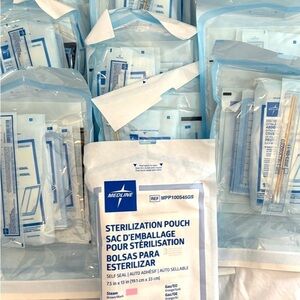 Medline Sterile Stoma Trach Wound Care Pads Swabs 4 Packs